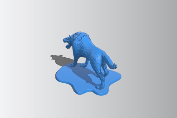 Violent wolves | 3d print model