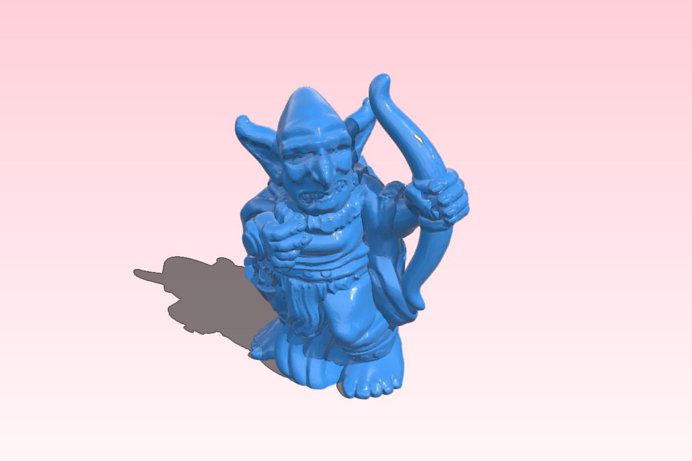 Kyn Finvara: Goblin Archer (28mm_32mm scale)