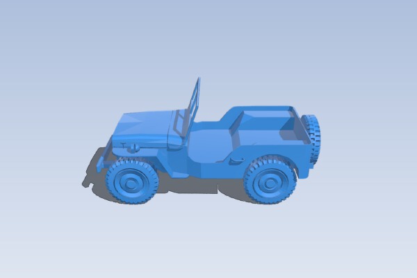 Jeep Willys | 3d print model