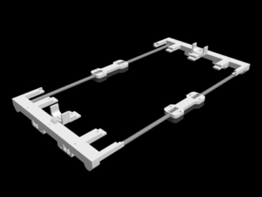 techno_hippieGuy's Robo3D Smooth Rod Upgrade for 495mm Rods (REMIX) | 3d print model