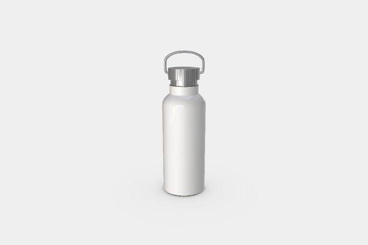 Metal Water Bottle Mockup