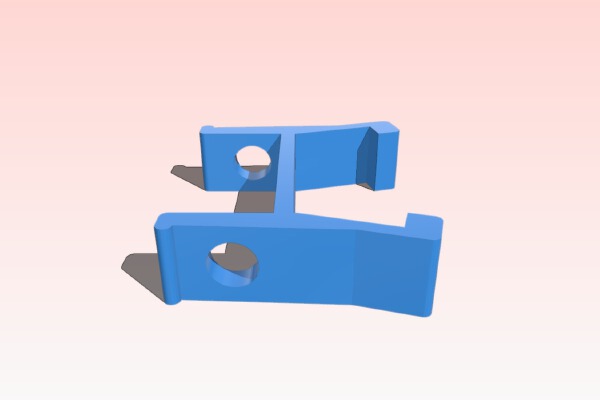 PrintrBot Filament Holder Clip | 3d print model