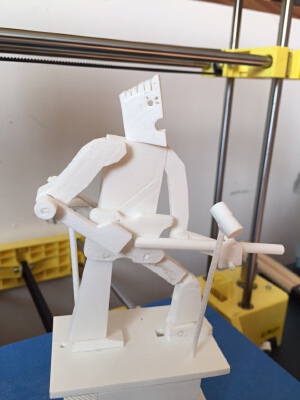 Guitarist AUTOMATA | 3d print model