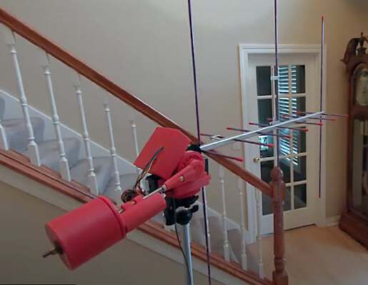 AZEL_Satellite Antenna Rotator - Tracker | 3d print model