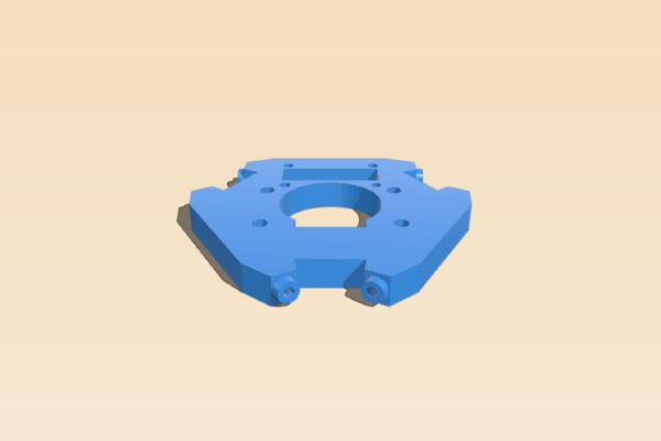 Effector Anycubic _ compacto sin casquillos _ compact without copper spacers | 3d print model