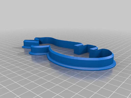 Triceratops Dinosaur 3D cookie cutter | 3d print model