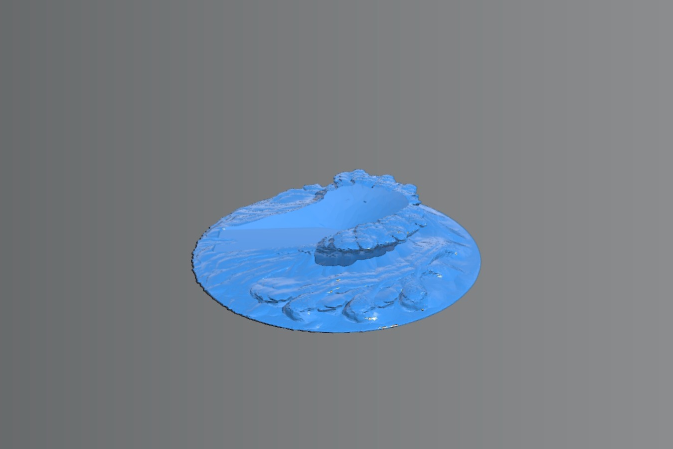 3D Benchy Wave_Stand_Base