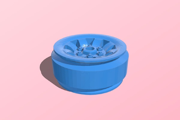 HEAVY REMIX-RC4WD Steel Wheel for WPL 1_16 RC truck | 3d print model