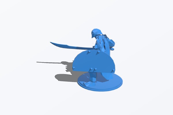 Dragonborn Fighter | 3d print model