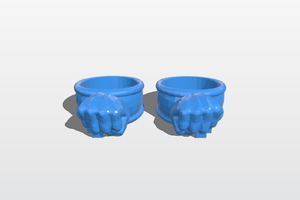 Hulk hand rings | 3d print model