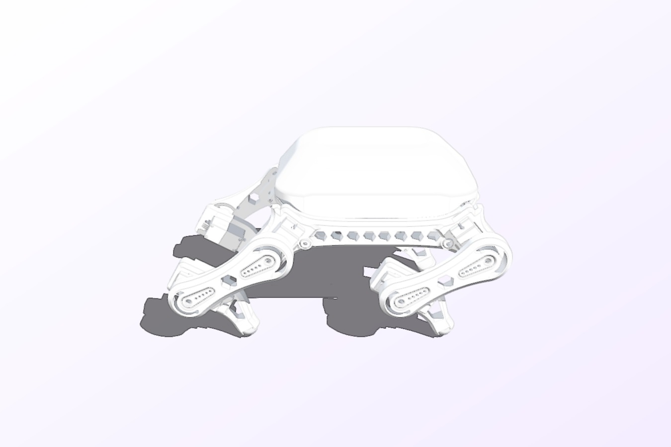 3D Printable Quadruped  Robot Edog