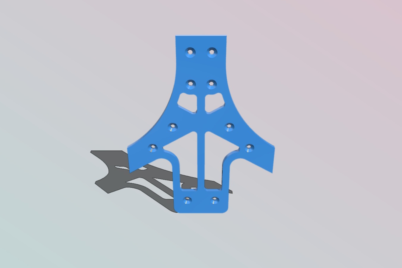 RCexplorer Tricopter frame light