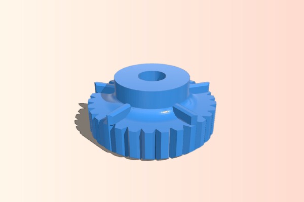 bed level thumbwheel | 3d print model