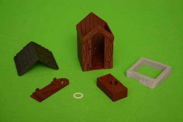 G-Scale Outhouse | 3d print model