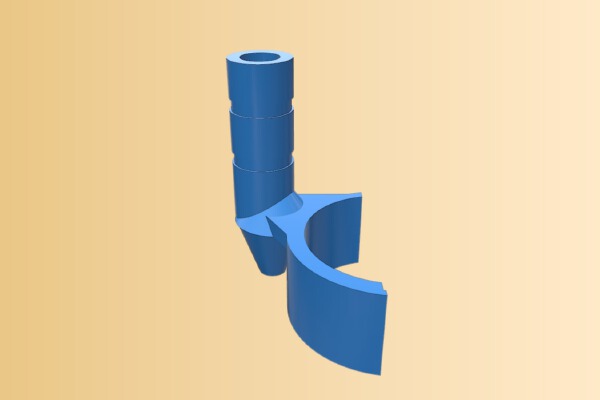 Cannondale lefty speedometer sensor mount | 3d print model