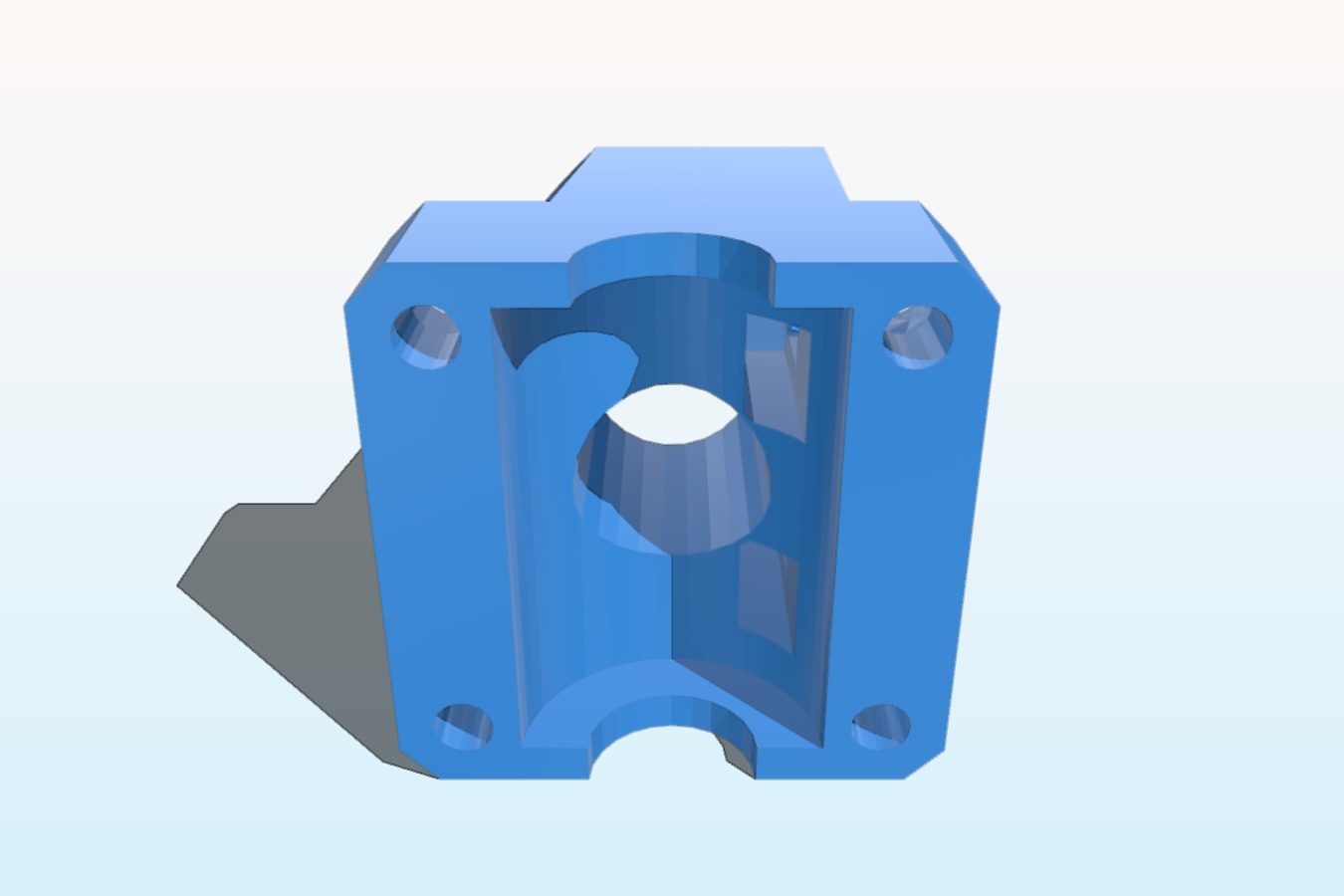 Velleman Vertex K8400 Bearing Clamp with even bigger hole