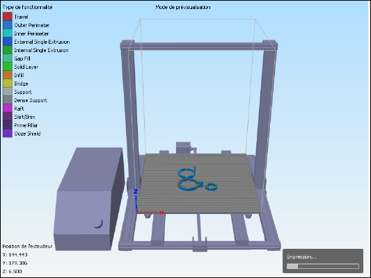 model plateforme sous simplify 3D | 3d print model