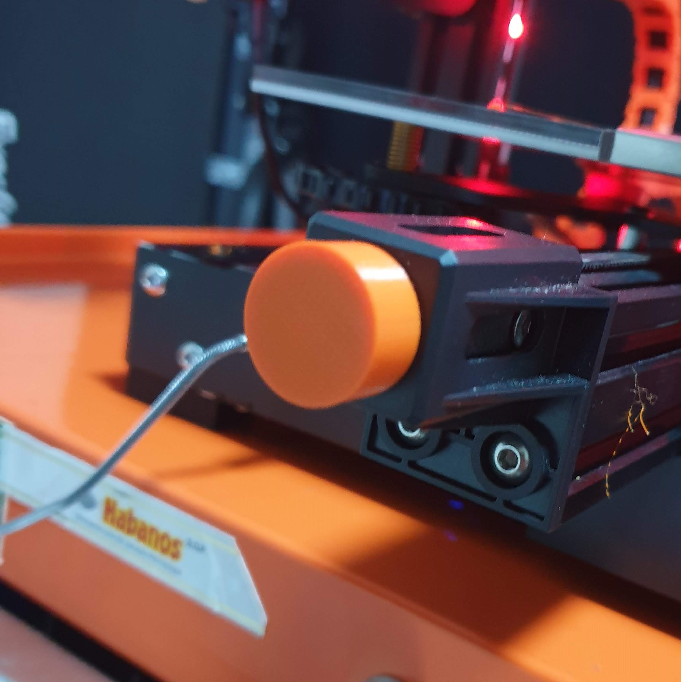 Ender 3 V2 Screen Knob and Belt Tensioner Cover