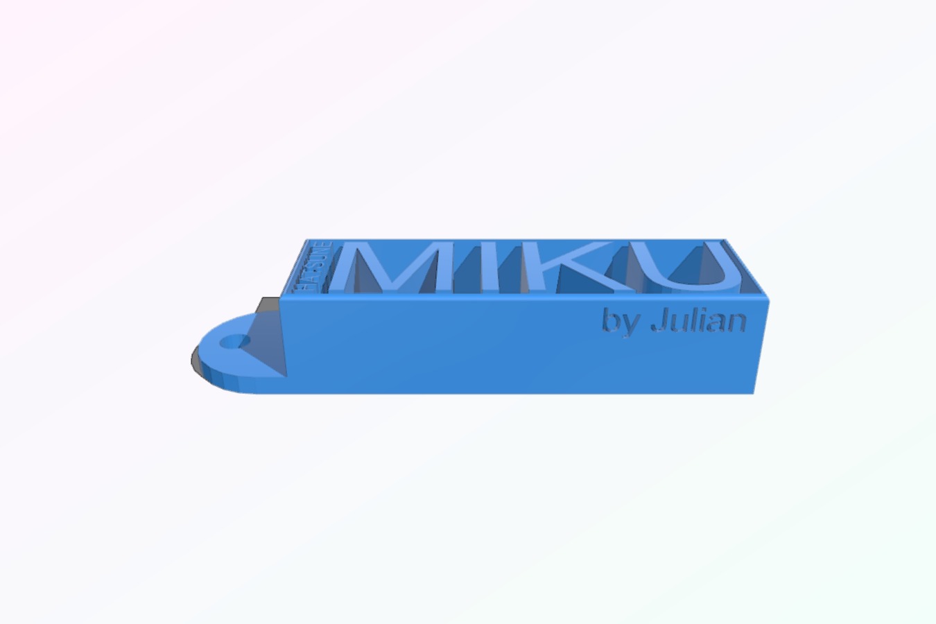 Miku Word-Keychain