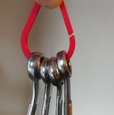 Simple parametric carabiner | 3d print model