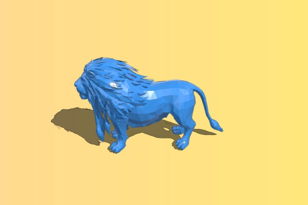 Lion, king of the animals | 3d print model