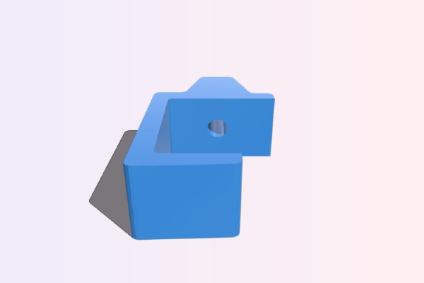 Desk lamp clip-on | 3d print model