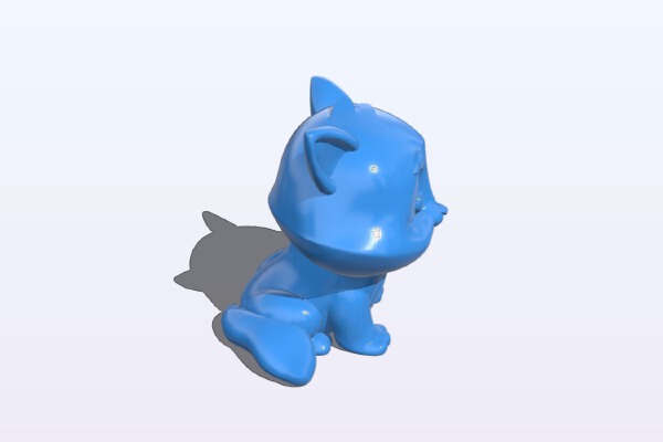 Cleo the Kitten - separate Hollow | 3d print model