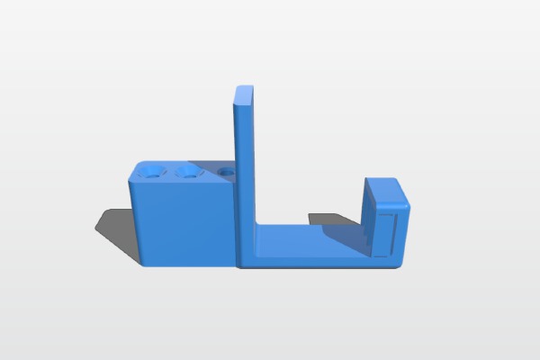 MakerBot Replicator 2 Filament Tube Holder and Centered Feeder | 3d print model