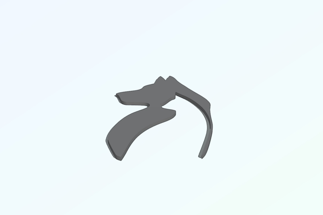 Cat & Dog 2D wall art (Silhouette)