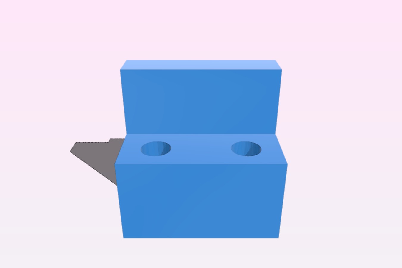 Wanhao I3 Plus Z Probe Bracket for tactile Switch