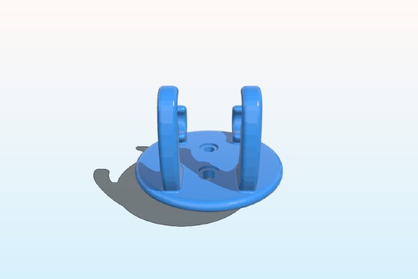 Pebble Watch Mount to GoPro Adapter (Biking) | 3d print model