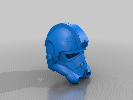 Tie Pilot  "Helmet Revision 4A Option 1-4" | 3d print model