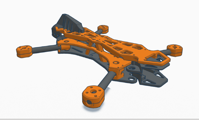 Dual Switch Blade (Foldable)- Quadcopter V1.0 | 3d print model