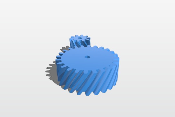 HELIX GEAR REDUCTION | 3d print model