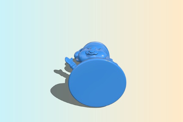 Santa claus baby | 3d print model
