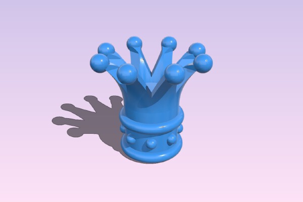 Crown Valve Cap | 3d print model