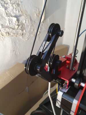 Flexibel Filament Tensioner_Gudie  TPU for Ender 3 CR10S Pro and CR10 | 3d print model