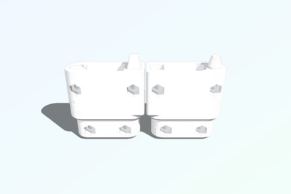XT90 Handle Cover Outlet Mount Connection Protector Box with cable clamp | 3d print model