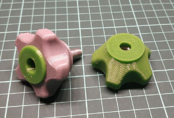 KNOB FOR SCREWS AND NUTS M8 | 3d print model