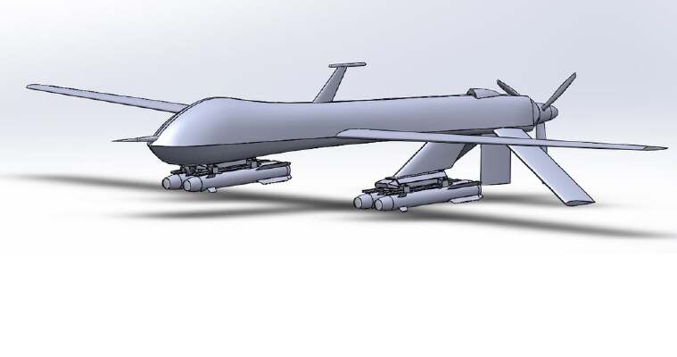 Predator Drone | 3d print model