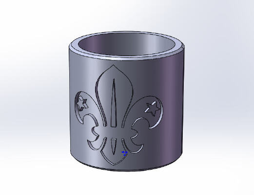 Scout Woggle | 3d print model