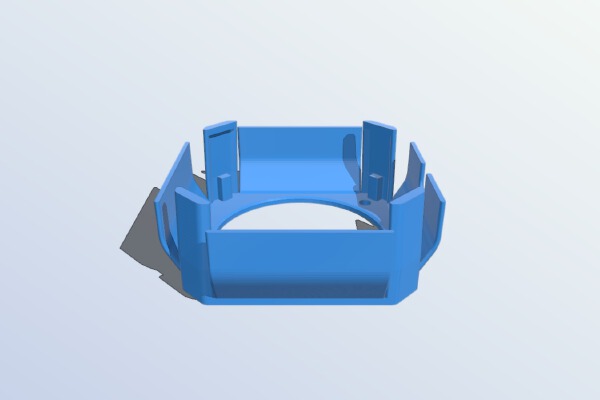 NEMA17 Snapfit 40x40 Fan Mount for Prusa | 3d print model