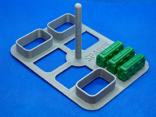Ticket to Ride bottom tray | 3d print model