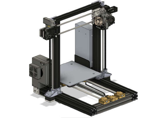Ender 3 Y conversion to linear rods | 3d print model