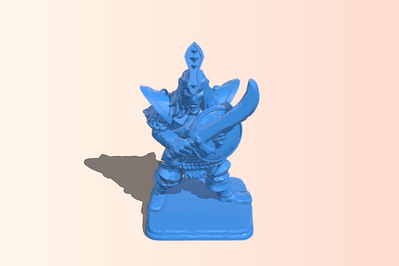 Heroquest Dark Elf with Sword and Shield