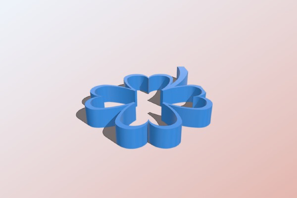 clover decoration | 3d print model