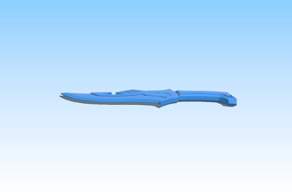 Skyrim Elven Dagger | 3d print model