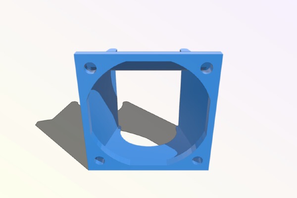 Hotend 40mm Fan duct E3D v5 | 3d print model