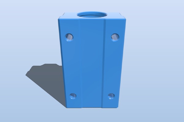 SCS-10LUU Pillow Block Bearing | 3d print model