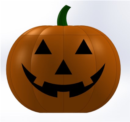 Small Pumpkin with Lid | 3d print model